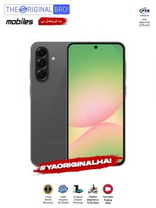 Samsung A56 5G - 8GB RAM - 256GB Storage - PTA Approved - 12 Months Warranty - Graphite - The Original Bro Mobiles - TOB52